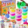 YOPINSAND 12 Colori Fai da Te Slime Kit Slime Making per Ragazze, Crystal Clear Slime