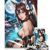 JIANGENNF Puzzle da 1000 pezzi per adulti con Yuna Daishi la ragazza volpe giocattolo fai-da-te interazione genitore-figlio rafforza l'amore tra le coppie 38x52cm