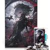 JIANGENNF Puzzle per adulti da 1000 pezzi Luna Bianca Ragazza Gotica Giocattolo fai da te Impegnativo da completare Collezione d'artista Belle Arti 50x75cm