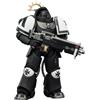 JOYTOY Action figure Warhammer 1:18, Game Edition Black Templars Heavy Intercessor con Heavy Bolt Rifle e Pistola Bolt, 12 cm di altezza, kit di costruzione per action figure da collezione
