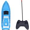 Cryfokt Barca Telecomandata, Motoscafo RC da 2,4 GHz con Ribaltamento a 180°, 4, per età 6+ (BLUE)