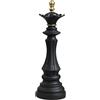 Generico Pezzo Decorativo Per Statua Di Scacchi - Statuette In Resina Del Re Regina, Scultura Artistica Su Tavola | Accento Da Tavolo Da Collezione, Ornamento Di Gioco Strategico, Elegante Esposizione Artigian