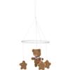 Fehn Giostrina decorativa Fred l'Orso con statuine in tessuto per neonati