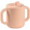 Béaba, Tazza per l'Addestramento dei Bambini, Funzione Biberon/Tazza, 100% Silicone di Ottima Qualità, Manici Grandi, Facile da Tenere, Ergonomico, Beccuccio Morbido, Rosa