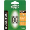 Magneti Marelli Quantum Energy Coppia Di Lampadine Led Per Auto Ultra White 36mm 12V