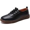 FM2018XSL Mocassini da Donna Slip On Mocassini da Guida in Pelle Casual Comodo Scarpe Stringati Basse per Ufficio Lavoro 38 Nero