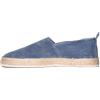 Ciabalù Espadrillas Uomo in Camoscio Made in Italy Scarpe Estive con Suola Antiscivolo, Fodera a Righe e Bordo in Corda Intrecciata