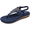 Ulogu Sandali Donna Estate Infradito Sandali Punta Aperta Bohémien con Strass Taglia 36-42