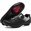 GKVUOG Scarpe Ciclismo Professionali per Bici da Strada Uomo | Scarpe da Spinning Traspiranti Antiscivolo Scarpe da Bicicletta All'aperto per Bici