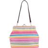 Generic Kiss Lock Shoulder Bag for Women Knitted Hobo Clutch Purses Vintage Tote Handbag Large Capacity for Travel Shopping Work Dating (Multicolored)