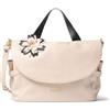Braccialini Borsa a Mano Pelle Vera Elegante Nero 34,5x27x14 Donna