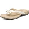 Vionic Sandali da donna Resto Bella Toe Post - Sandali ortopedici da donna che includono comfort a tre zone con supporto per l'arco plantare, infradito da donna, larghezza media e larga, taglia 38-46,