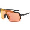Out Of - Bot 3 Lite, occhiali da sole sportivi con lenti elettroniche IRID, Made in Italy (Black/white, M, IRID red)