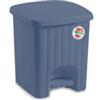 Stefanplast Pattumiera Pedalina quadra 4,5 lt Blue di Stefanplast