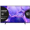 Samsung Crystal UHD 75" UE75U8000FUXZT 4K, Processore Crystal 4K, HDR, Smart Experience, OTS Lite & Adaptive Sound, Metal Strea