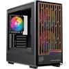 Einarex CASE MICROATX GAMING PM400RGBBK MICROATX/ITX BLACK 3 X RGB FANS