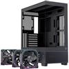 Einarex CASE MATX GAMING S501D RGB BLACK MATX RGB BK GAMING 3 X RGB FANS
