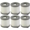 StarRing 2/4/6 filtri Hepa di ricambio, filtri a cartuccia per aspirapolvere Delonghi Colombina Pro Midi Hair XLM353.ADC XLM355 XLM408 XLM417 XLM510, filtri lavabili riutilizzabili (6 pezzi)