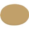 Generico SOTTOFRITTI PAGLIA OVALE 15X22 500PZ CROWN CHEF