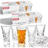 JAIEF, Set di 12 Bicchieri Tequila a Base pesante, Bicchieri Amaro | Bicchierini Liquore, 6cl (Set di 12)