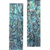 Generic 2 pezzi Nature Bobbe Abalone Shell Pattern con scale acriliche lastre maniglie, fai da te Pocket Knife Making Supplies Materiale