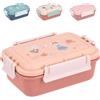 Tutete Set Bento 780 ml e 380 ml Ermetico Senza BPA Microonde | Mouse Fairies