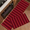 Highdi Tappeto Cucina, Antiscivolo Tappeto Passatoia Cucina, Lavabile Americano Retrò Tappeto da Cucina, Tappeti Runner Tappeto Corridoio per Ingresso Soggiorno Bagno (Rosso,40x120cm)