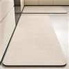 Highdi Stile Giapponese SempliceTappeto Cucina,Antiscivolo Tappeto Passatoia Cucina, 2,5 mm Tappeto Cucina in Diatomite,Tappeti Runner Tappeto Corridoio per Ingresso Soggiorno (Beige,50x200cm)