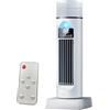 Generic Condizionatore d'aria personale - ventilatore ad aria fredda, umidificatore evaporativo AC, radiatore di velocità regolabile, gadget senza pale con telecomando timer | Casa ufficio camera da