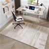 Highdi Grande Tappeto Sedia Ufficio, Semplice Astratto Antiscivolo Tappeto per Sedia con Ruote Antigraffio Tappetino Protettivo del Pavimento per Parquet e Pavimenti (Cachi,100x120cm)