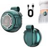 Reiteag Breezzy Ventilador Portatil, Mini Ventilatore Portatile Tascabile, Bryzy Portatil Mini Ventilador Solapa, Regulación De La Dirección Del Aire En 360°, Se Puede Colgar Del Cinturón O Del Cuello