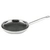 ILSA Padella in Acciaio Inox 18/10 qualità Professionale AX Active Triplo Strato Antiaderente Adatta per induzione (Padella 20 cm)