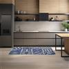 Floori Tappeto Cucina Cementine con Antiscivolo Arredo Classico Moderno Passatoia Cucina Ingresso Colori Moderni Arredo Salotto Camera Made in Italy (Blu Mare, 57x85 cm)