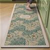 Highdi Tappeto Cucina,Antiscivolo Tappeto Passatoia Cucina, Stile Floreale Americano Tappeto Cucina in Diatomite,Tappeti Runner Tappeto Corridoio per Ingresso Soggiorno Bagno (Girasole,45x120cm)