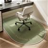 Highdi Grande Tappeto Sedia Ufficio Gaming, Antiscivolo Tappeto per Sedia con Ruote, Stile Alfabeto Antigraffio Tappetino Protettivo del Pavimento per Parquet e Piastrelle (Verde avocado,90x150cm)