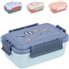 Tutete Set Bento 780 ml e 380 ml Ermetico Senza BPA Microonde | Planes