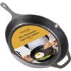 nuovva Padella in ghisa, resistente al forno, per interno ed esterno (30,5 cm - 32 cm)