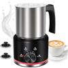 Yaskyly Montalatte Elettrico 4-in-1 Montalatte Elettrico Cappuccino 600W 500 ml, Scaldalatte per Latte Caldo e Freddo, Schiumatore per Cappuccino, Latte, Macchiato, Acciaio Inox 304, Lavabile in Lavastoviglie