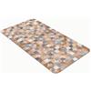Comart - Tappeto Cucina Gaya - Ultra Assorbente Antiscivolo - 60x130 cm - Spicchi Colorati