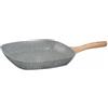 Cucina & Cottura Bistecchiera antiaderente Stone Cooking anche per induzione con divisorio antigraffio - cm. 28 x 28