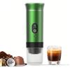 Generico Macchina Caffè Portatile Espresso 3-in-1 - Riscaldamento Acqua Automatico 5 Min, Batteria 7500mAh, 20 Bar Pressione - Compatibile con Capsule Grandi, Piccole e Caffè Macinato - Per Auto, Viaggio, Uffi