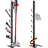 PureMounts Supporto per aspirapolvere compatibile con le serie Dyson Gen5, V15, V12, V11, V10, V8, V7, V6, per pavimento, supporto per accessori, nero