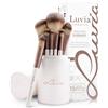 Luvia Set di pennelli per il make-up Incl. Elegante porta pennelli Borsa in raso Lussuosa