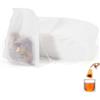 Cheerhom 100 Pezzi Infusore per Tisane 7cm X 9cm, Iinfusore tè con Coulisse, Filtro Tea Usa e Getta per Tè Sfuso, Tè Aromatizzato, Spezie, Vaniglia, Lavanda, Caffè