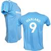 Generico Maglia Erling Haaland 9 Manchester C. T-Shirt da Calcio Home Ufficiale Autorizzata Taglie da Adulto e Bambino (IT, Testo, L)