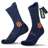 BRISIRA Coolmax Bamboo 3 Paia Calze Running Uomo Calzini Compressione da Corsa Trekking Uomo Con Traspiranti Cuscini di Supporto Anti-Vesciche, Sportivi Taglia 35-51
