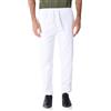 Ciabalù Pantalaccio Uomo Elegante Leggero Pantalone in Cotone Made in Italy (XL, Bianco)