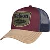 Stetson CHAPEAUSHOP The Explorer Co. Cappellino da baseball multicolore Snapback unisex per tutte le stagioni, bordeaux, Taglia unica