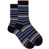 Gallo Calze corte uomo e blu righe multicolor micro