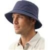 Zylioo Cappello da pescatore XL/XXL, cappello da pescatore UV, protezione solare, asciugatura rapida, Blu mare, L
